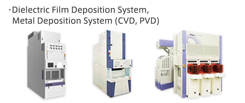 Dielectric Film Deposition System, Metal Deposition System (CVD, PVD)