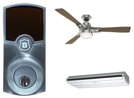 Introducing IoT into your front door knob, fan, and air conditioner for connecting to the Internet