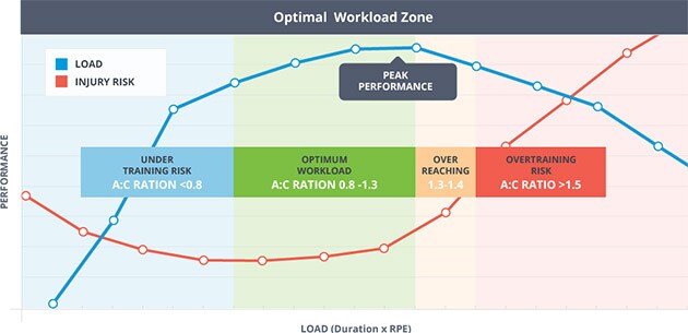 Effects of injury risk and load on performance improvement