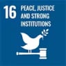 SDGs 16 PEACE, JUSTICE AND STRONG INSTITUTIONS
