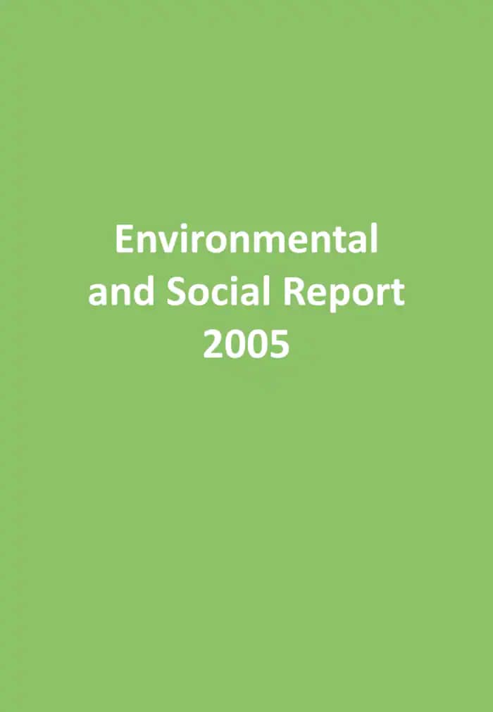 Environmental and Social Report 2005 (full pages)